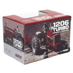Black Chase Unit ~ 1/64 IH Farmall 1206 Turbo Tractor with Rear Duals, ERTL Prestige Collection