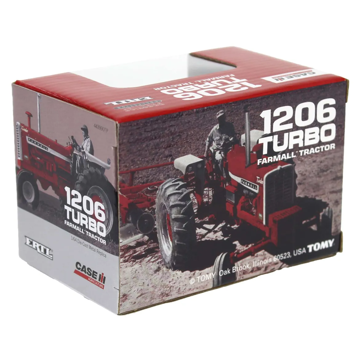 Black Chase Unit ~ 1/64 IH Farmall 1206 Turbo Tractor with Rear Duals, ERTL Prestige Collection