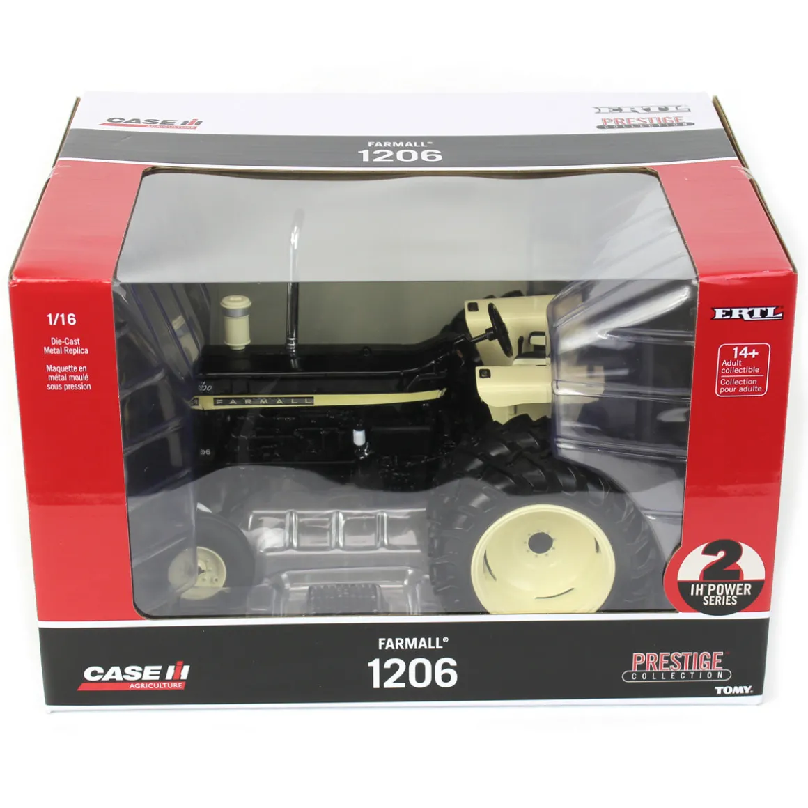 Black Chase Unit ~ 1/16 IH Farmall 1206 w/ Rear Duals, ERTL Prestige Collection, 2nd in OBT Exclusive Series