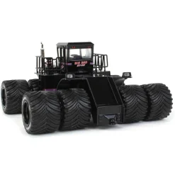 Black Edition ~ 1/64 High Detail Big Bud 16V-747 Silver Series Detroit 1100 HP with Titan Goodyear LSW Tires