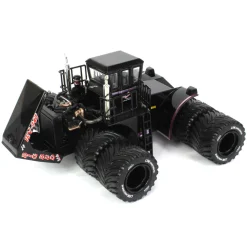 Black Edition ~ 1/64 High Detail Big Bud 16V-747 Silver Series Detroit 1100 HP with Titan Goodyear LSW Tires