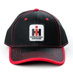 Black with Red Accents IH Logo Hat