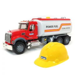 BONUS: 1/16 BRUDER Mack Granite Fuel Tanker with Bruder Hard Hat