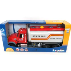 BONUS: 1/16 BRUDER Mack Granite Fuel Tanker with Bruder Hard Hat