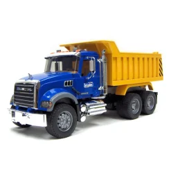 Bruder MACK Granite Dump Truck with Yellow Hard Hat