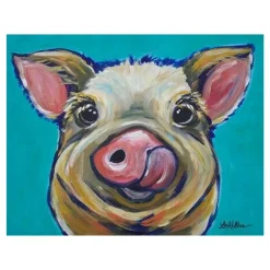Caesar the Pig 16" x 12.5" Tin Sign