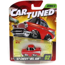 CarTuned 1957 Chevy Bel Air Lowrider, Red, Mainline Series 3