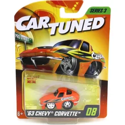 CarTuned 1963 Chevy Corvette, Orange, Mainline Series 3