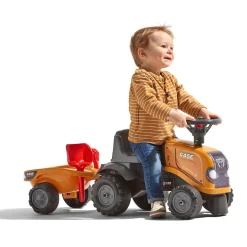 Case CE Construction Push Along with Trailer with Tools!