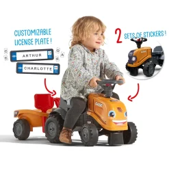 Case CE Construction Push Along with Trailer with Tools!