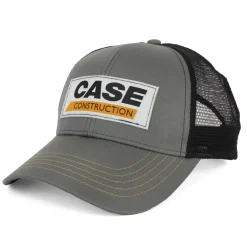 Case Construction Gray Cap with Black Mesh Back