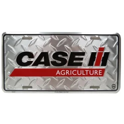 Case IH Agriculture Diamond Plate License Plate