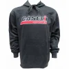 Case IH Agriculture Logo on Heather Charcoal Pullover Hoodie