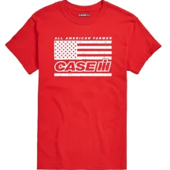 Case IH All American Farmer Red Short Sleeve T-Shirt