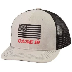 Case IH American Flag Cap with Black Mesh Back