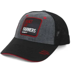 Case IH Built By Farmers Gray & Black Mesh Back Hat