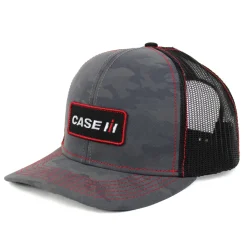 Case IH Embroidered Patch Logo Camo Cap with Black Mesh Back