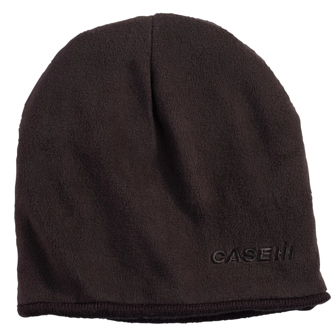 Case IH Fleece Knit Reversible Black Beanie