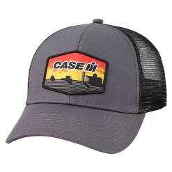 Case IH Graphite Sunset Hat with Black Mesh Back