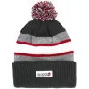Case IH Gray, White & Red Pom Beanie