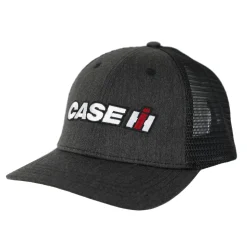 Case IH Heather Charcoal Trucker Cap w/ Black Mesh Back