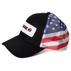 Case IH Logo American Flag Mesh Back Hat