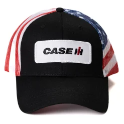 Case IH Logo American Flag Mesh Back Hat