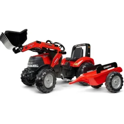 Case IH PUMA 240 CVX Pedal Tractor with Loader and Trailer