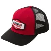 Case IH Two-Tone Red & Black Woven Patch Trucker