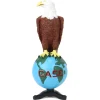 Case Old Abe Eagle on Globe, 3D Sculpture