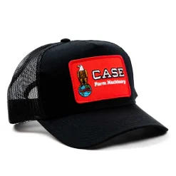Case Old Abe Farm Machinery 5 Panel Hat with Mesh Back