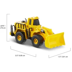 CAT Construction Metal Vehicle 3 Pack with Wheel Loader, Excavator & Steam Roller