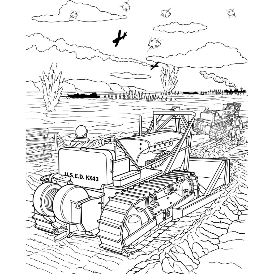 Caterpillar 80 Page Coloring Book