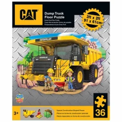 Caterpillar Dump Truck 36 Piece Floor Puzzle