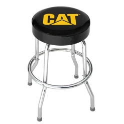 Caterpillar Garage 29 Inch Stool with Chrome Plated Legs