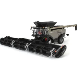 Charcoal Chrome Chase Unit ~ 1/64 Case IH AF11 Combine with Tracks, 2024 Farm Show, ERTL Prestige