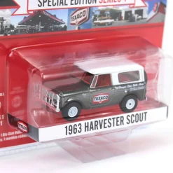 Charcoal Chrome Super Chase ~ 1/64 1963 Harvester Scout, Texaco Special Edition Series 1