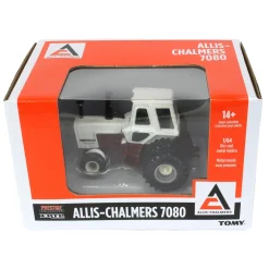 Chase Unit ~ 1/64 Allis Chalmers 7080 Maroon Belly Tractor with Rear Duals