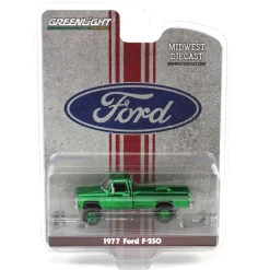 Chase Unit ~ 1/64 Lifted 1977 Ford F-250, Red, Midwest Diecast Exclusive