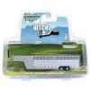 Chase Unit ~ 1/64 Polished Aluminum Two Slat 30" Tandem Axle Gooseneck Trailer