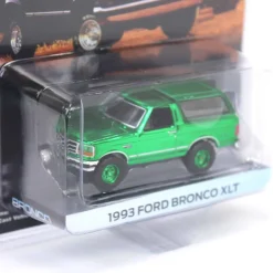 Chrome Green Machine Chase ~ 1/64 1993 Ford Bronco XLT, Oxford White, Hobby Exclusive