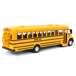 Die-Cast 7.5 Inch Pullback School Bus