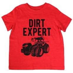 Dirt Expert Case IH Toddler Red Short Sleeve T-Shirt
