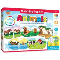 Educational Matching - Animals Jigsaw Puzzles