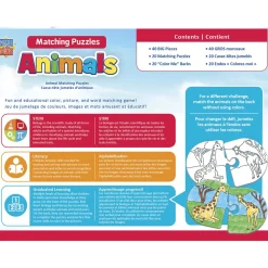 Educational Matching - Animals Jigsaw Puzzles