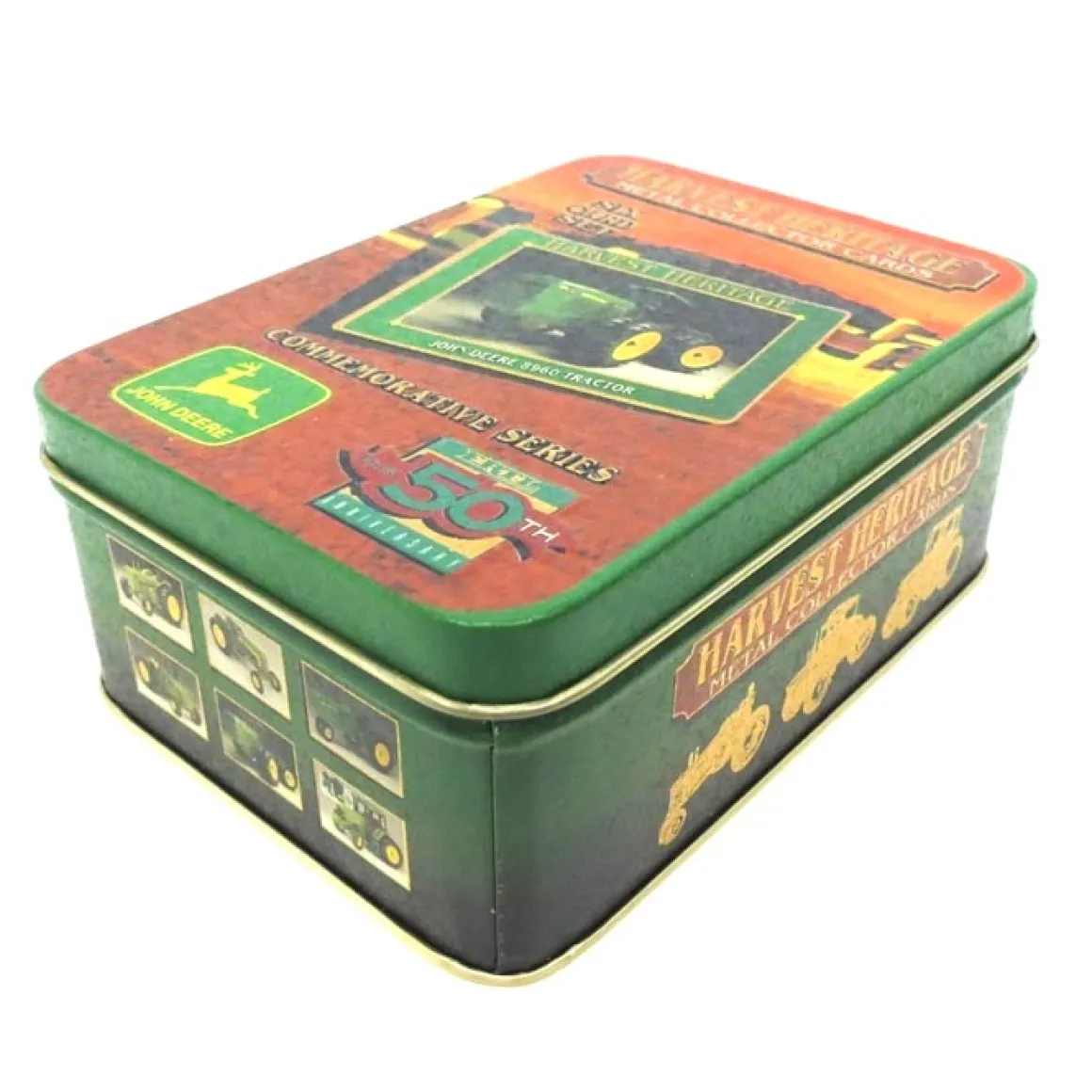 ERTL 50th Anniversary John Deere 6-Card Metal Collector Card Set
