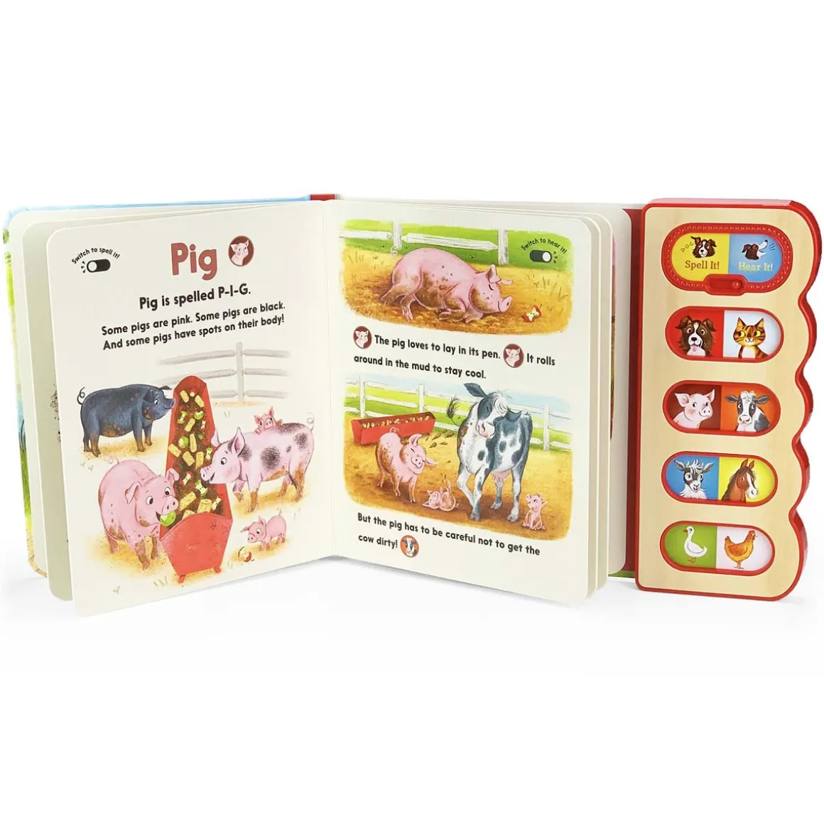 Farm Animals, Interactive Sound Board Book