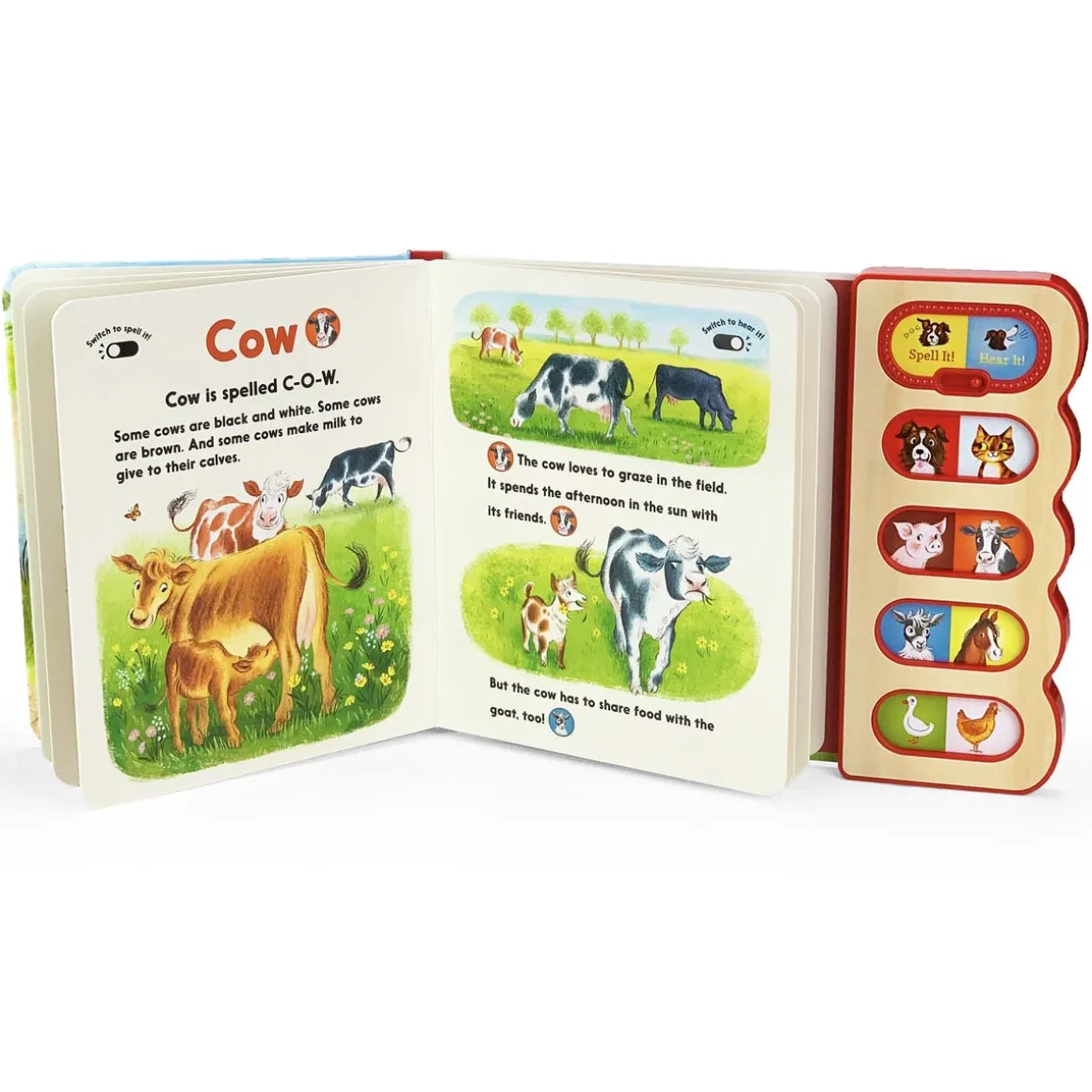 Farm Animals, Interactive Sound Board Book