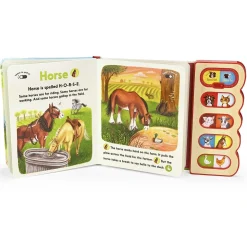 Farm Animals, Interactive Sound Board Book