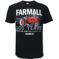 Farmall 100 Years Black Short Sleeve T-Shirt